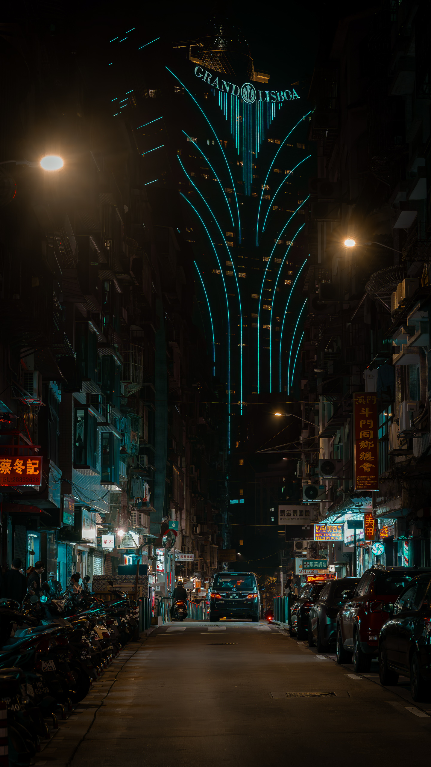 夜幕新望洋街.澳门